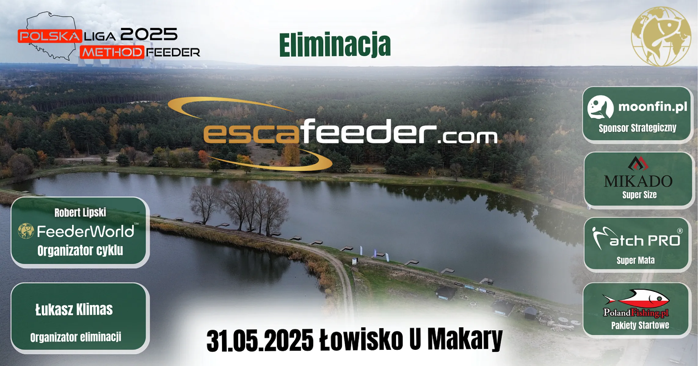 Polska Liga Method Feeder eliminacja Esca Feeder  U Makary
